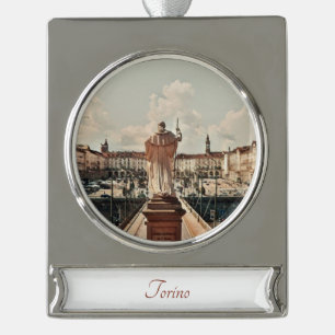 Torino Watercolor Painting Art Ornament