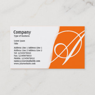 Torn Away - Orange Business Card