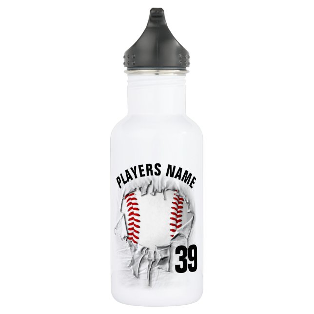 Torn Baseball 532 Ml Water Bottle (Right)