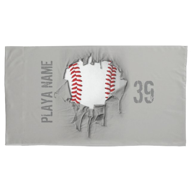 Torn Baseball Pillowcase (Front)