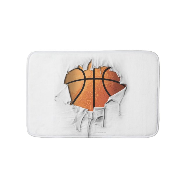 Torn Basketball Bath Mat (Front)