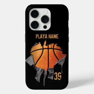 Torn Basketball iPhone 15 Pro Case