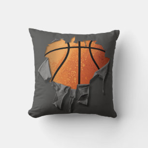 Torn Basketball Cushion
