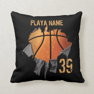 Torn Basketball Cushion
