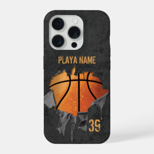 Torn Basketball iPhone 15 Pro Case