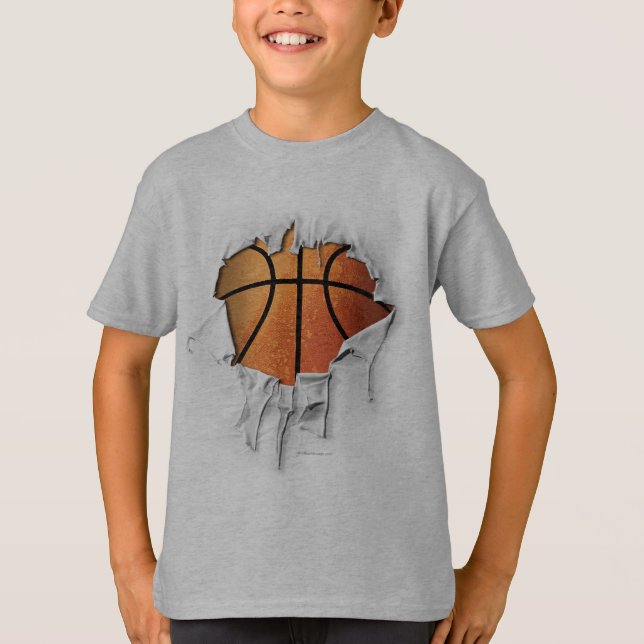 Torn Basketball T-Shirt (Front)