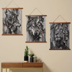 Torn Between Dignity and Decay Hanging Tapestry
