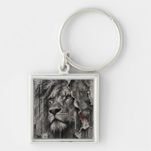 Torn Between Dignity and Decay Key Ring