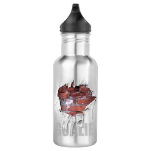 Torn Brick Wall Goalie (Hockey) 532 Ml Water Bottle