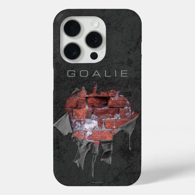 Torn Brick Wall Goalie (Soccer) Case-Mate iPhone C Case (Back)