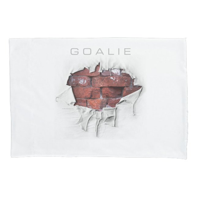 Torn Brick Wall Goalie (Soccer) Pillowcase (Front)