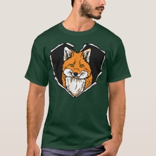 Torn Cloth Fo Face Torn Hole Heart Fo Face T-Shirt