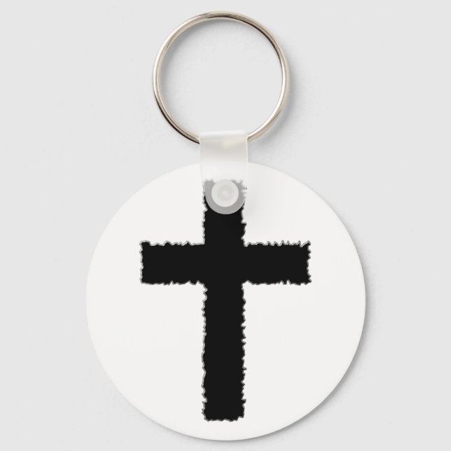 torn cross key ring (Front)