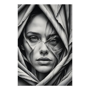 Torn Fabric Reveal Poster