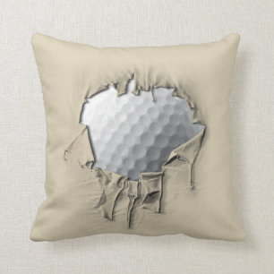 Torn Golf Ball Cushion