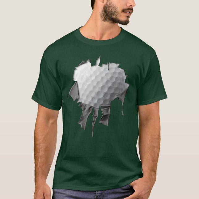 Torn Golf Ball T-Shirt (Front)