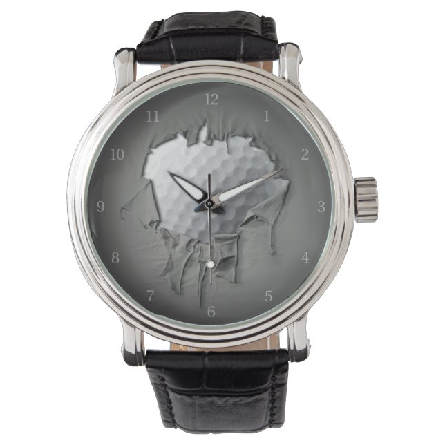 Torn Golf Ball Watch (Front)