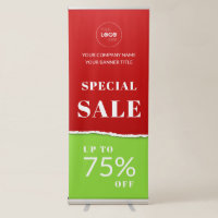 Torn Paper Effect Discount Sale Business Logo