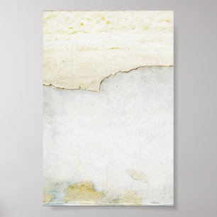 torn paper on wall background blue poster