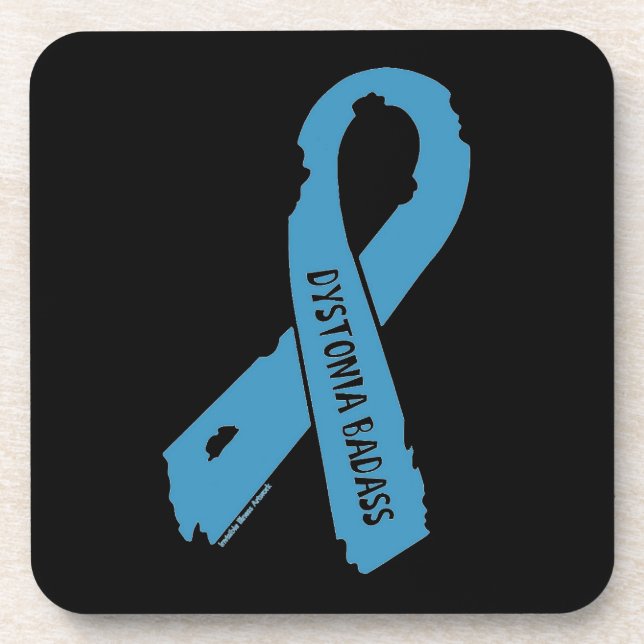 Torn Ribbon/Badass...Dystonia Coaster (Front)