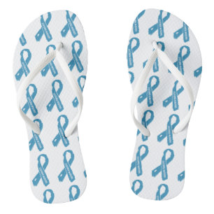 Torn Ribbon/Warrior...Dystonia Flip Flops