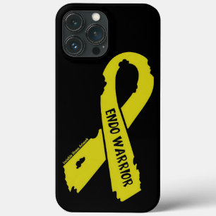 Torn Ribbon/Warrior...Endometriosis iPhone 13 Pro Max Case