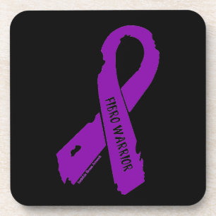Torn Ribbon/Warrior...Fibro Coaster
