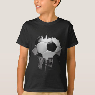 Torn Soccer Dark T-Shirt