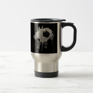 Torn Soccer Travel/Commuter Mug
