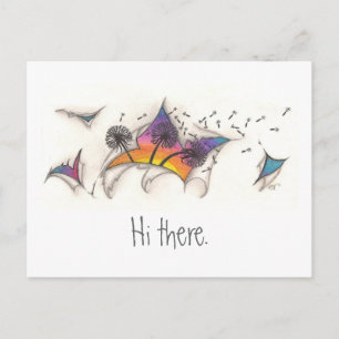 Torn Sunset Postcard