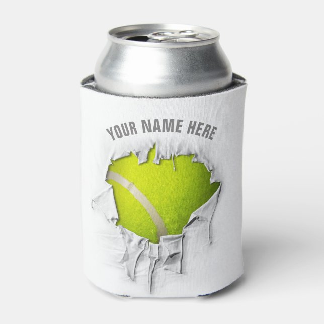 Torn Tennis Can Cooler (Can Front)