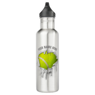 Torn Tennis Stainless Steel Water Bottle