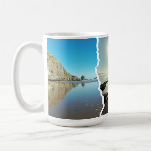 Torn Triptych Auckland West Coast View Coffee Mug