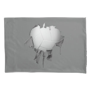 Torn Volleyball Dark Pillowcase