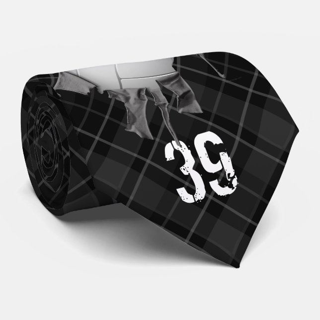 Torn Volleyball (personalised) Neck Tie (Rolled)