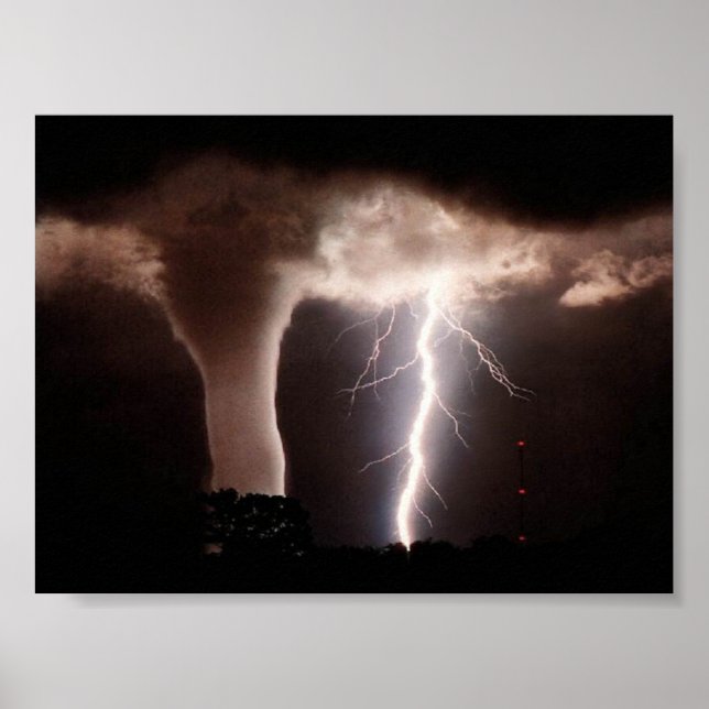 Tornado and Lightning  Poster (Front)