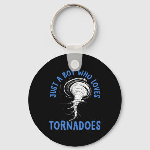 Tornado Birthday Boy Storm Chaser Boys Kids Weathe Key Ring