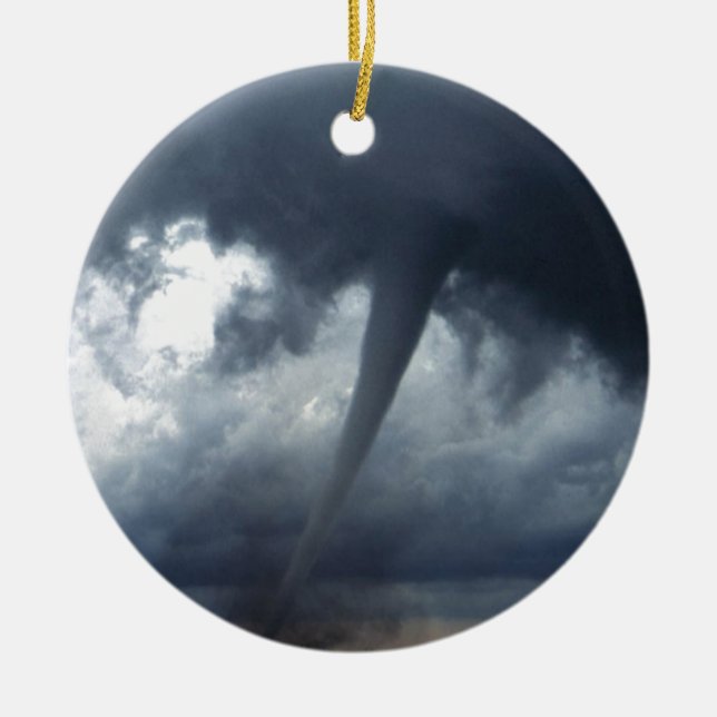 Tornado Ceramic Tree Decoration (Front)