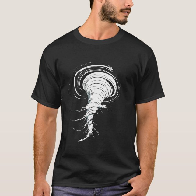 Tornado Costume Twister Storm Halloween Kids Boys  T-Shirt (Front)