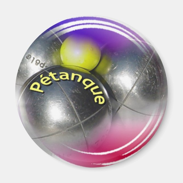 Tornado Design Petanque Magnet (Front)