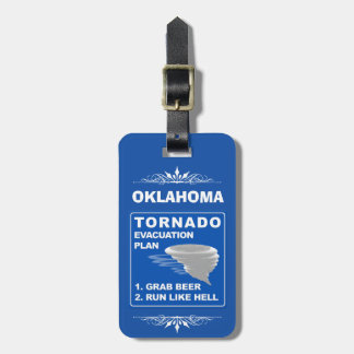 Tornado Evacuation Plan ;-) Luggage Tag