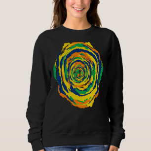 Tornado Eye Of The Storm In A Tornado Abstract Vie Sweatshirt