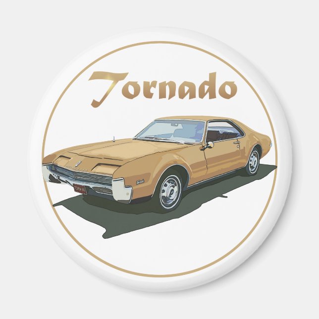 Tornado Gold Magnet (Front)