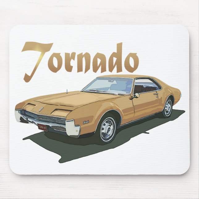 Tornado Gold Mouse Mat (Front)