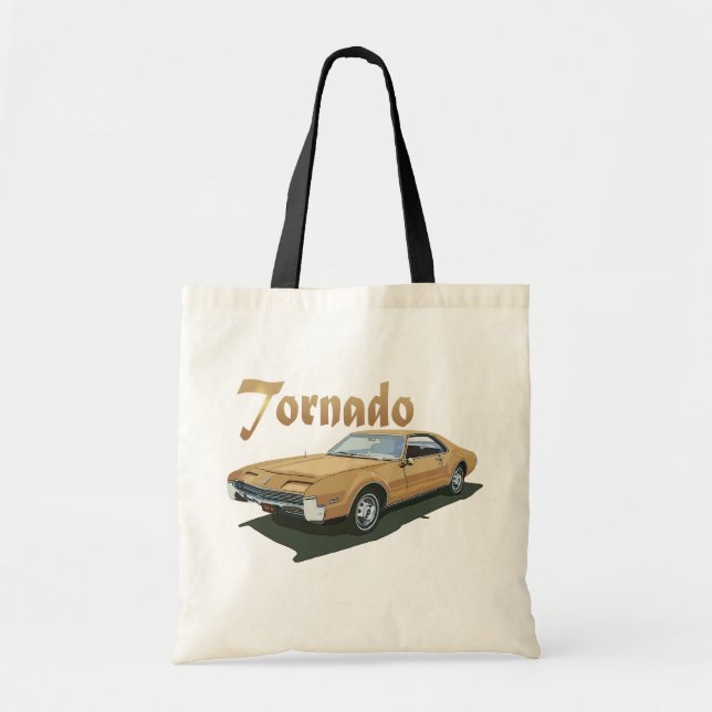 Tornado Gold Tote Bag (Front)