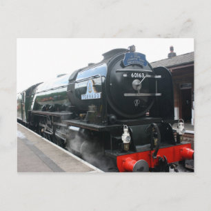 Tornado loco at Bishops Lydeard, Somerset Postcard