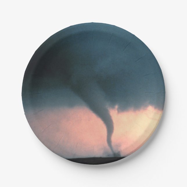Tornado Paper Plate (Front)