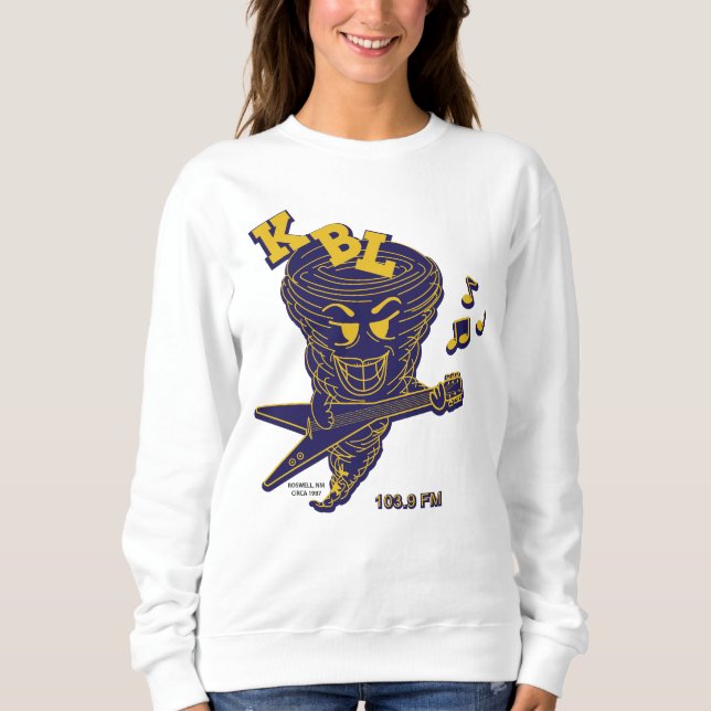 Tornado Playing Guitar Sweatshirt (Front)