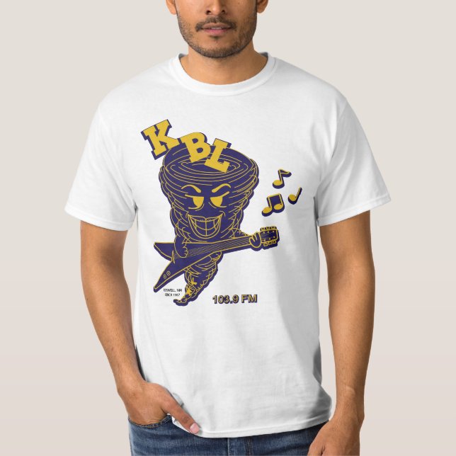 Tornado Playing Guitar T-Shirt (Front)