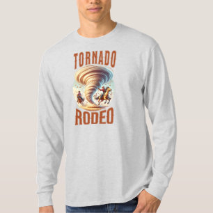 Tornado Rodeo Cowboys Tee Shirt - Western Graphic